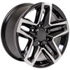 18" Replica Wheel CV34B Fits Chevrolet Silverado Rim 18x8.5 Machined Wheel