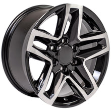 Cargar imagen en el visor de la galería, 18" Replica Wheel CV34B Fits Chevrolet Silverado Rim 18x8.5 Machined Wheel