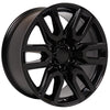 20" Replica Wheel CV36 Fits GMC Sierra Rim 20x9 Black Wheel