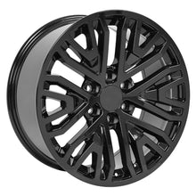 Load image into Gallery viewer, 20" Replica Wheel fits GMC Sierra 1500 - CV37 Black 20x9