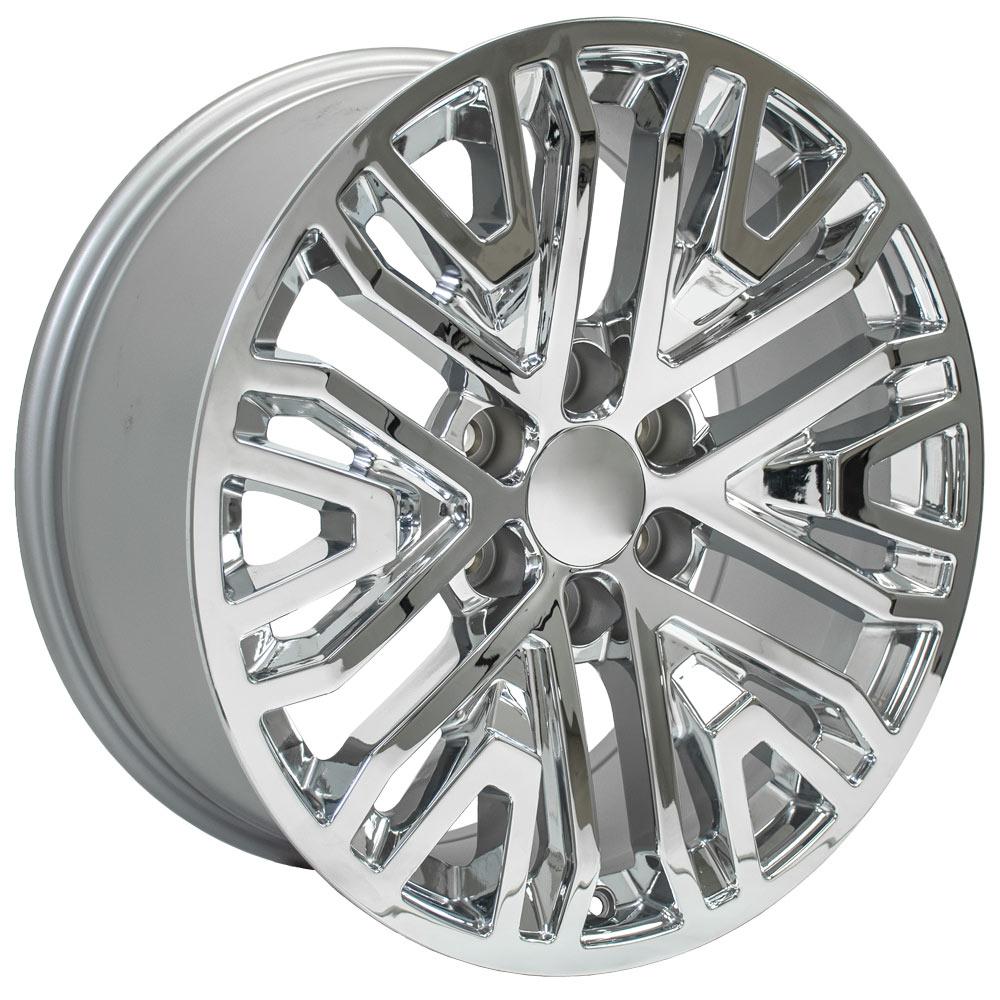 20" Replica Wheel fits GMC Sierra 1500 - CV37 Chrome 20x9