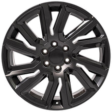 Load image into Gallery viewer, 22" Replica Wheel CV39 Fits GMC Sierra Rim 22x9 Satin w/Black Wheel