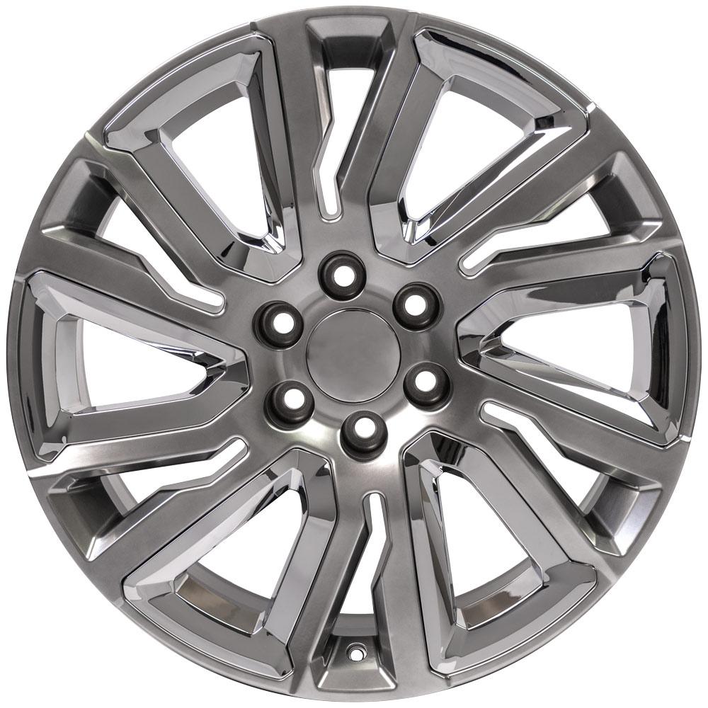 22" Replica Wheel CV39 Fits GMC Sierra Rim 22x9 Hyper Wheel