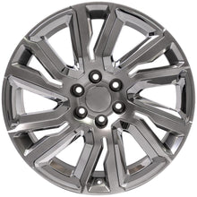 Cargar imagen en el visor de la galería, 22" Replica Wheel CV39 Fits GMC Sierra Rim 22x9 Hyper Wheel