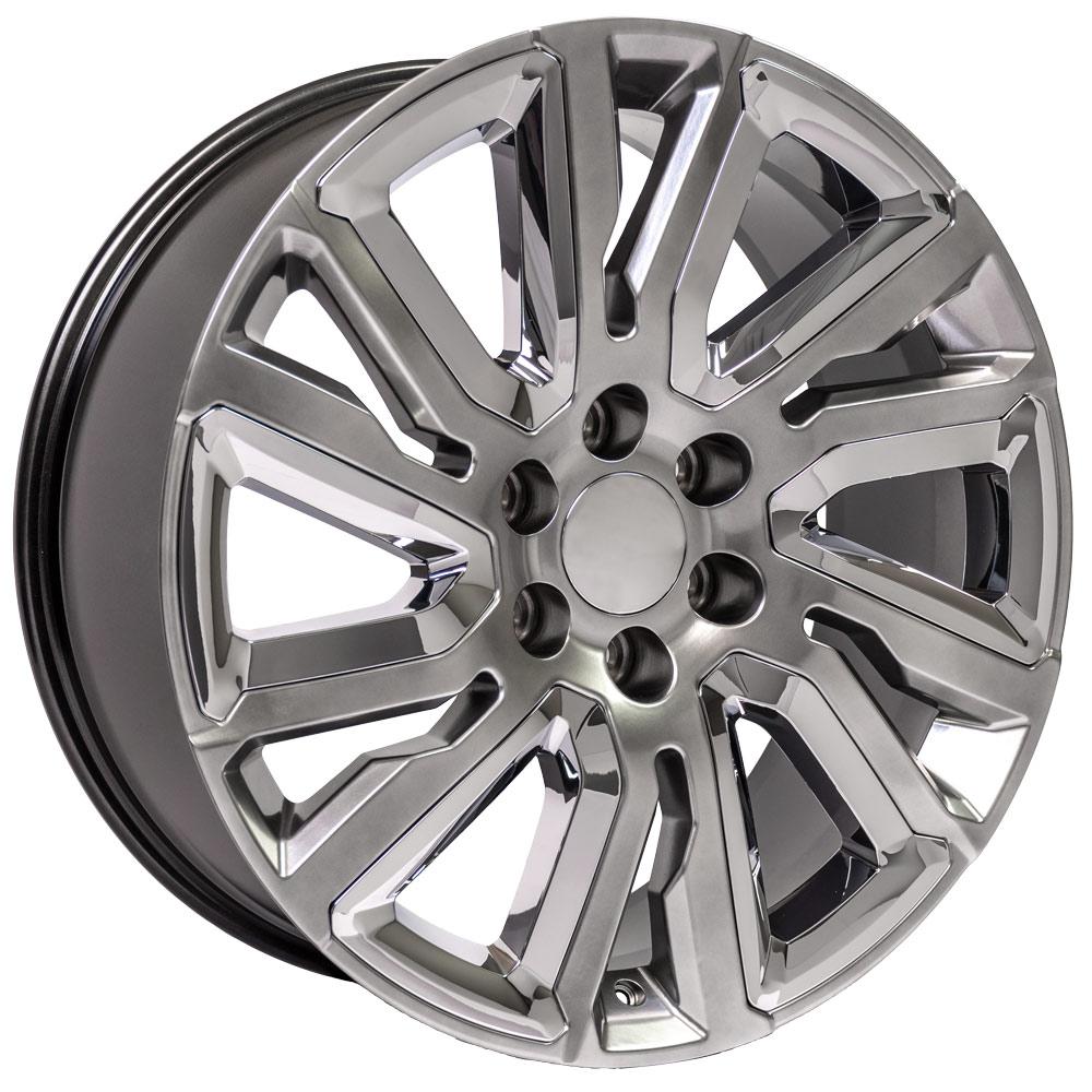 22" Replica Wheel CV39 Fits GMC Sierra Rim 22x9 Hyper Wheel