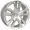 22" Replica Wheel CV40 Fits Chevrolet Tahoe Rim 22x9 Silver Mach'd Wheel