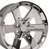 22" Replica Wheel fits Chevy Silverado Rally - CV41B Chrome 22x9