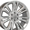 22" Replica Wheel CV43 Fits Chevrolet Silverado Rim 22x9 Hyper Wheel