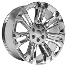 Load image into Gallery viewer, 24" Replica Wheel CV43 Fits Chevrolet Silverado Rim 24x10 Chrome Wheel