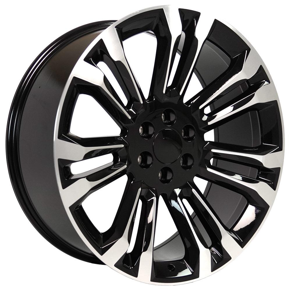 24" Replica Wheel fits Chevrolet Silverado 1500 - CV43 Machined 24x10
