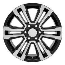 Load image into Gallery viewer, 20" Replica Wheel fits GMC Yukon Denali - CV44 Black Machined 20x9