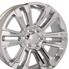 22" Replica Wheel CV44 Fits GMC Yukon Rim 22x9 Chrome Wheel