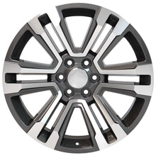 Load image into Gallery viewer, 22" Replica Wheel CV44 Fits GMC Yukon Rim 22x9 Hyper Mach'd Wheel
