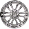 24" Replica Wheel CV44 Fits GMC Sierra Denali Rim 24x10 Chrome Wheel