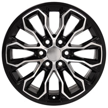Load image into Gallery viewer, 17" Replica Wheel fits Chevrolet Colorado ZR2 - CV54 Black Machined 17x8