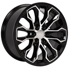 Load image into Gallery viewer, 17" Replica Wheel fits Chevrolet Colorado ZR2 - CV54 Black Machined 17x8