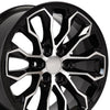 17" Replica Wheel fits Chevrolet Colorado ZR2 - CV54 Black Machined 17x8