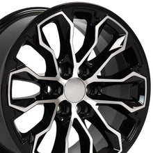 Load image into Gallery viewer, 17" Replica Wheel fits Chevrolet Colorado ZR2 - CV54 Black Machined 17x8