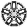 20" Replica Wheel fits Chevrolet Silverado 1500 - CV63 Gunmetal Machined 20x9