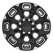 Load image into Gallery viewer, 20" Replica Wheel fits Chevrolet Silverado 2500/3500 - CV64A Black Machined 20x8.5