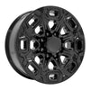 20" Replica Wheel fits Chevrolet Silverado 2500/3500 - CV64B Black 20x8.5