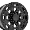 20" Replica Wheel fits Chevrolet Silverado 2500/3500 - CV64B Black 20x8.5
