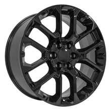Load image into Gallery viewer, 22" Replica Wheel fits Chevrolet Suburban 1500 - CV67 Black 22x9