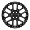 22" Replica Wheel fits Chevrolet Suburban 1500 - CV67 Satin Black 22x9