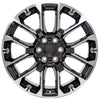 22" Replica Wheel fits Chevrolet Suburban 1500 - CV67 Black Machined 22x9