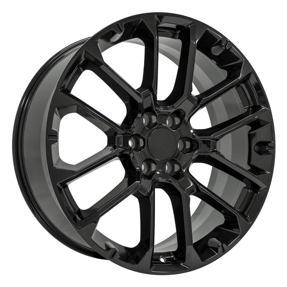 24" Replica Wheel fits Chevrolet Suburban 1500 - CV67 Black 24x10