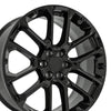 24" Replica Wheel fits Chevrolet Suburban 1500 - CV67 Black 24x10