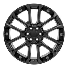 Load image into Gallery viewer, 24" Replica Wheel fits Chevrolet Suburban 1500 - CV67 Satin Black 24x10