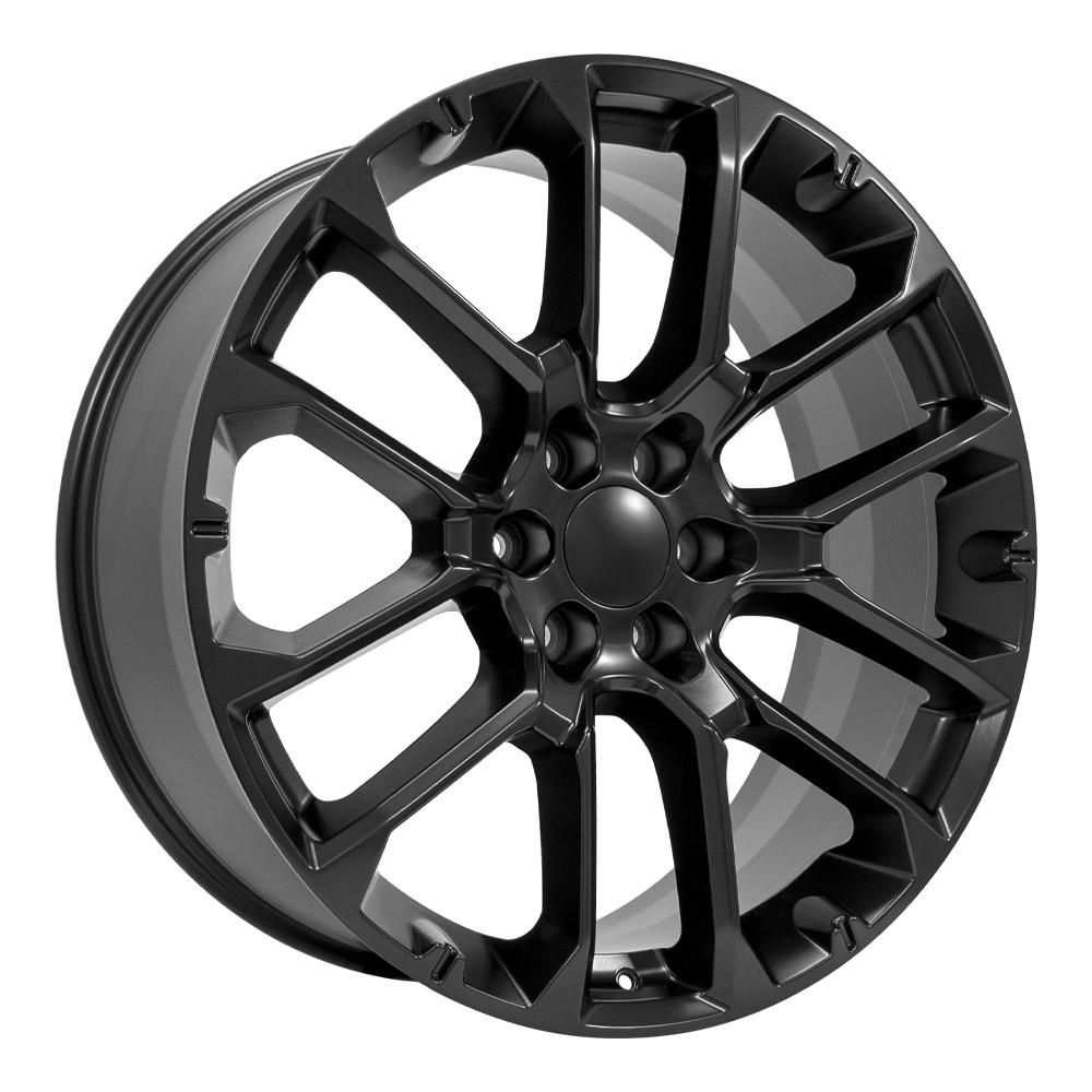 24" Replica Wheel fits Chevrolet Suburban 1500 - CV67 Satin Black 24x10