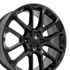 24" Replica Wheel fits Chevrolet Suburban 1500 - CV67 Satin Black 24x10