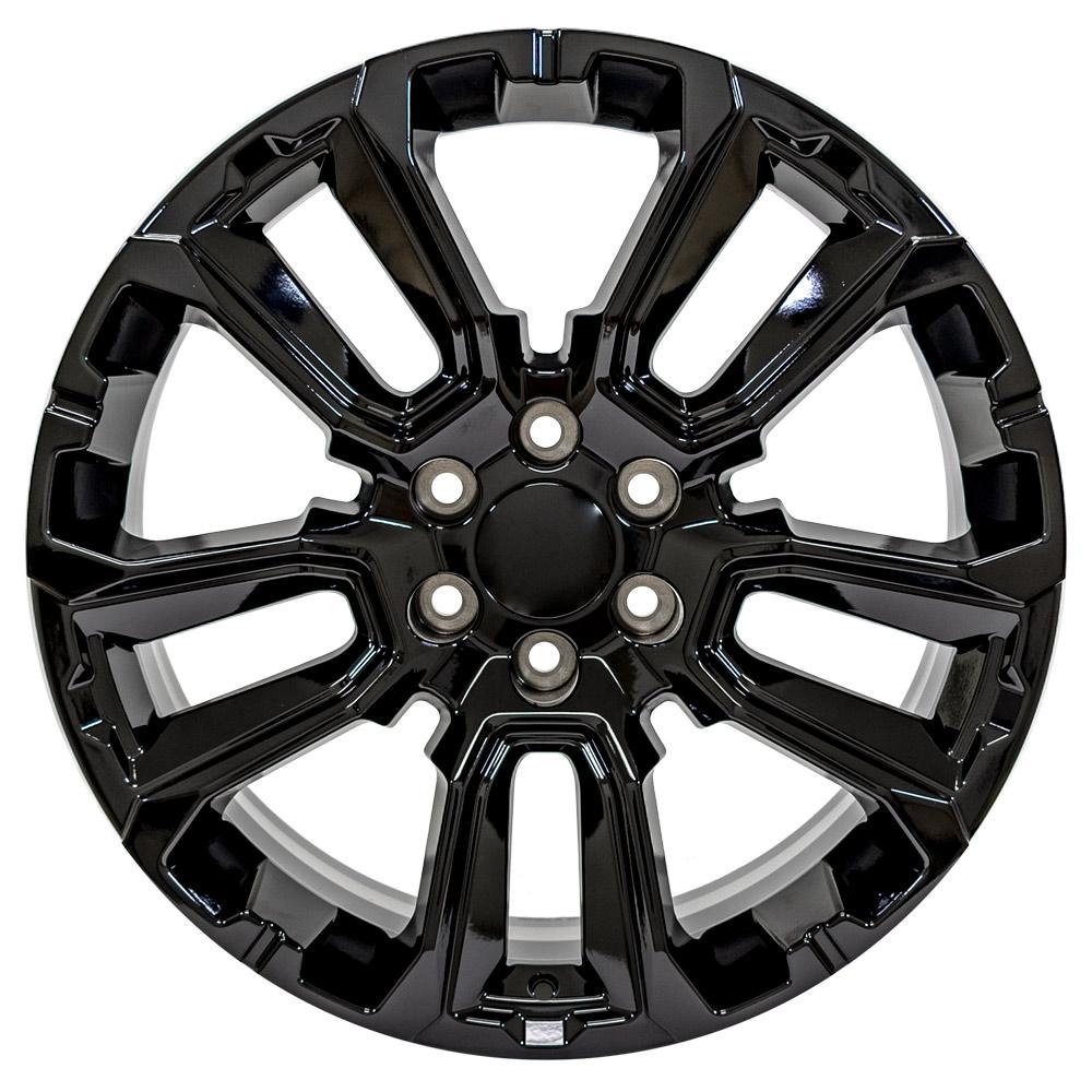 22" Replica Wheel fits Chevrolet Suburban 1500 - CV68 Black 22x9