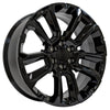 22" Replica Wheel fits Chevrolet Suburban 1500 - CV68 Black 22x9