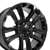 22" Replica Wheel fits Chevrolet Suburban 1500 - CV68 Satin Black 22x9