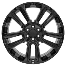 Load image into Gallery viewer, 24" Replica Wheel fits Chevrolet Suburban 1500 - CV68 Black 24x10