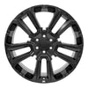24" Replica Wheel fits Chevrolet Suburban 1500 - CV68 Satin Black 24x10