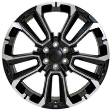 Load image into Gallery viewer, 24" Replica Wheel fits Chevrolet Suburban 1500 - CV68 Milled Edge Satin Black 24x10