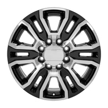 Load image into Gallery viewer, 20" Replica Wheel fits GMC Sierra 2500 3500 HD Denali - CV70B Black Machined 20x8.5