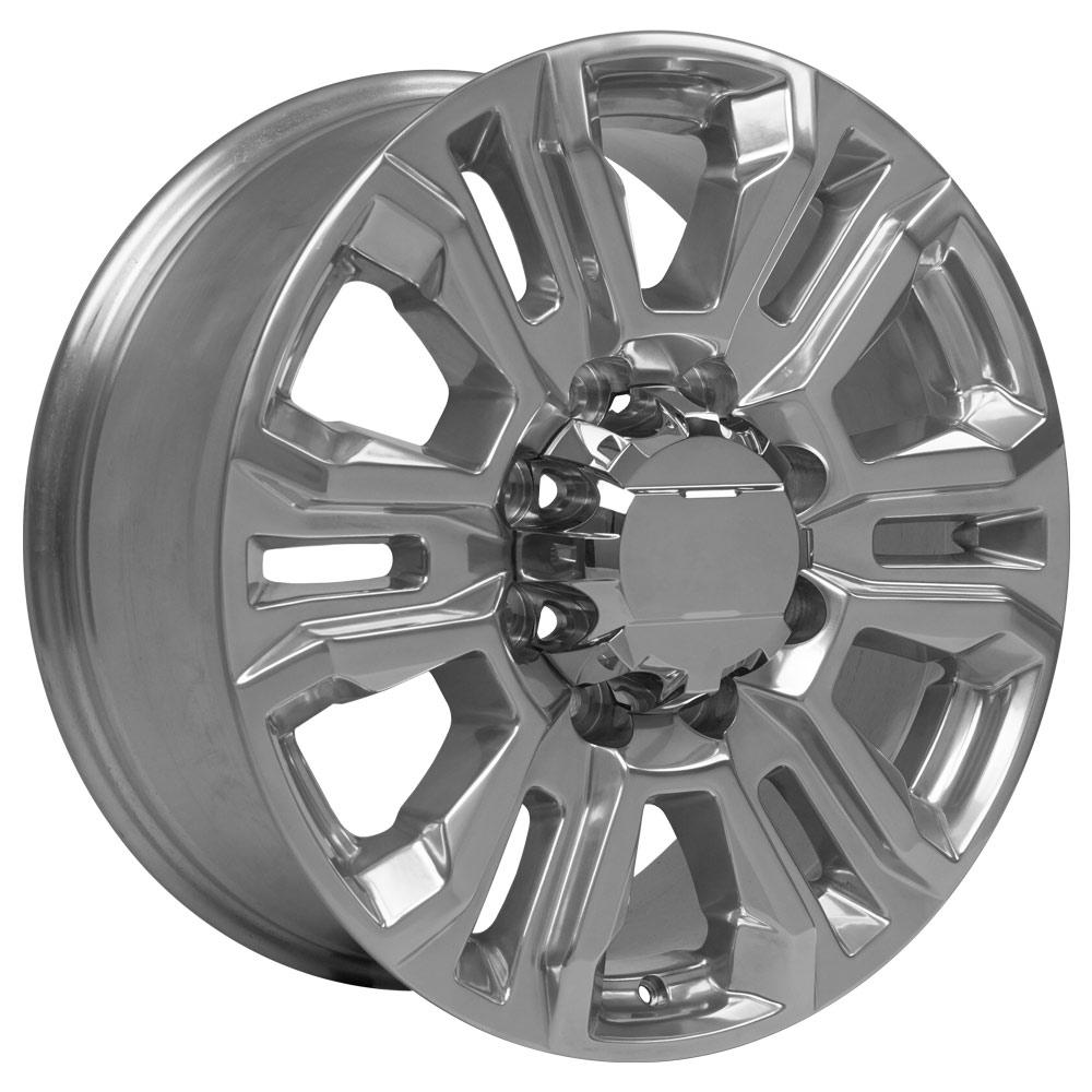 20" Replica Wheel fits GMC Sierra 2500 3500 HD Denali - CV70A Polished 20x8.5