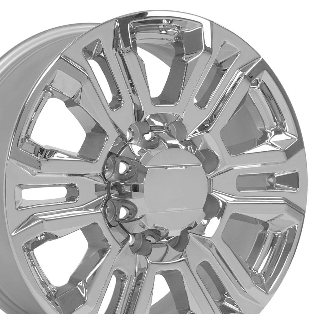 20" Replica Wheel fits GMC Sierra 2500 3500 HD Denali - CV70B Chrome 20x8.5