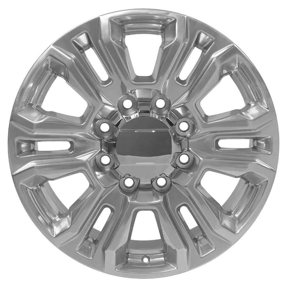 20" Replica Wheel fits GMC Sierra 2500 3500 HD Denali - CV70B Polished 20x8.5