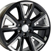 20" Replica Wheel CV73 Fits Chevrolet Tahoe Rim 20x8.5 Black Wheel