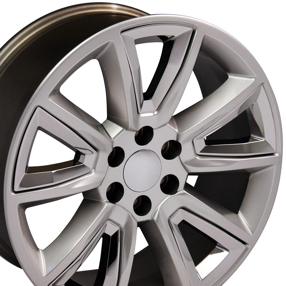 20" Replica Wheel CV73 Fits Chevrolet Tahoe Rim 20x8.5 Hyper Wheel