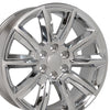 20" Replica Wheel CV73 Fits Chevrolet Tahoe Rim 20x8.5 Chrome Wheel