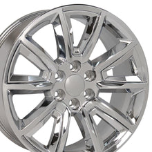 Cargar imagen en el visor de la galería, 20" Replica Wheel CV73 Fits Chevrolet Tahoe Rim 20x8.5 Chrome Wheel