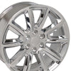20" Replica Wheel CV73 Fits Chevrolet Tahoe Rim 20x8.5 Chrome Wheel