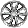 22" Replica Wheel CV73B Fits Chevrolet Tahoe Rim 22x9 Hyper w/Chrome Wheel